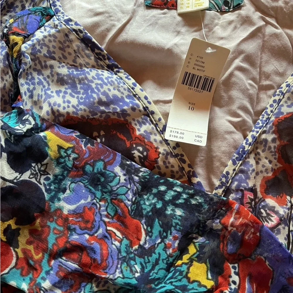 NWT Anthropologie Maeve Annabella Maxi floral Dress sz 10 NEW Orig $178 Boho - Picture 5 of 6